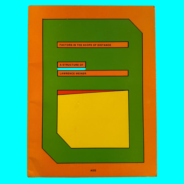 Factors in the Scope of Distance - Lawrence Weiner